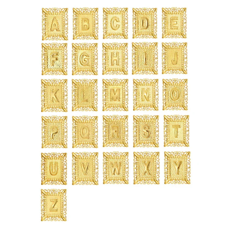Set di Collana con Iniziale e Croce | Oro