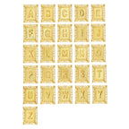 Set di Collana con Iniziale e Croce | Oro