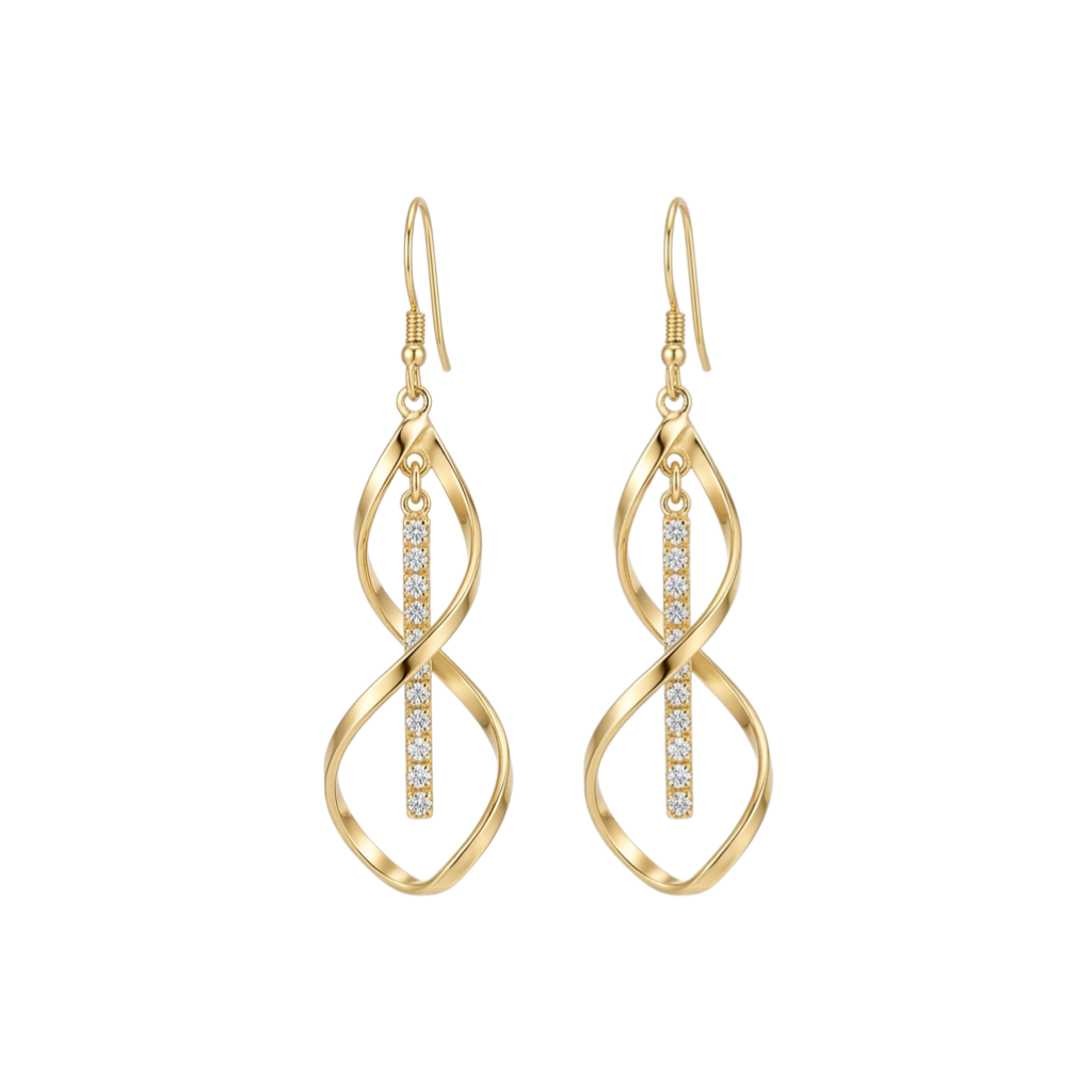 Aretes Espiral Sunbeam | Oro