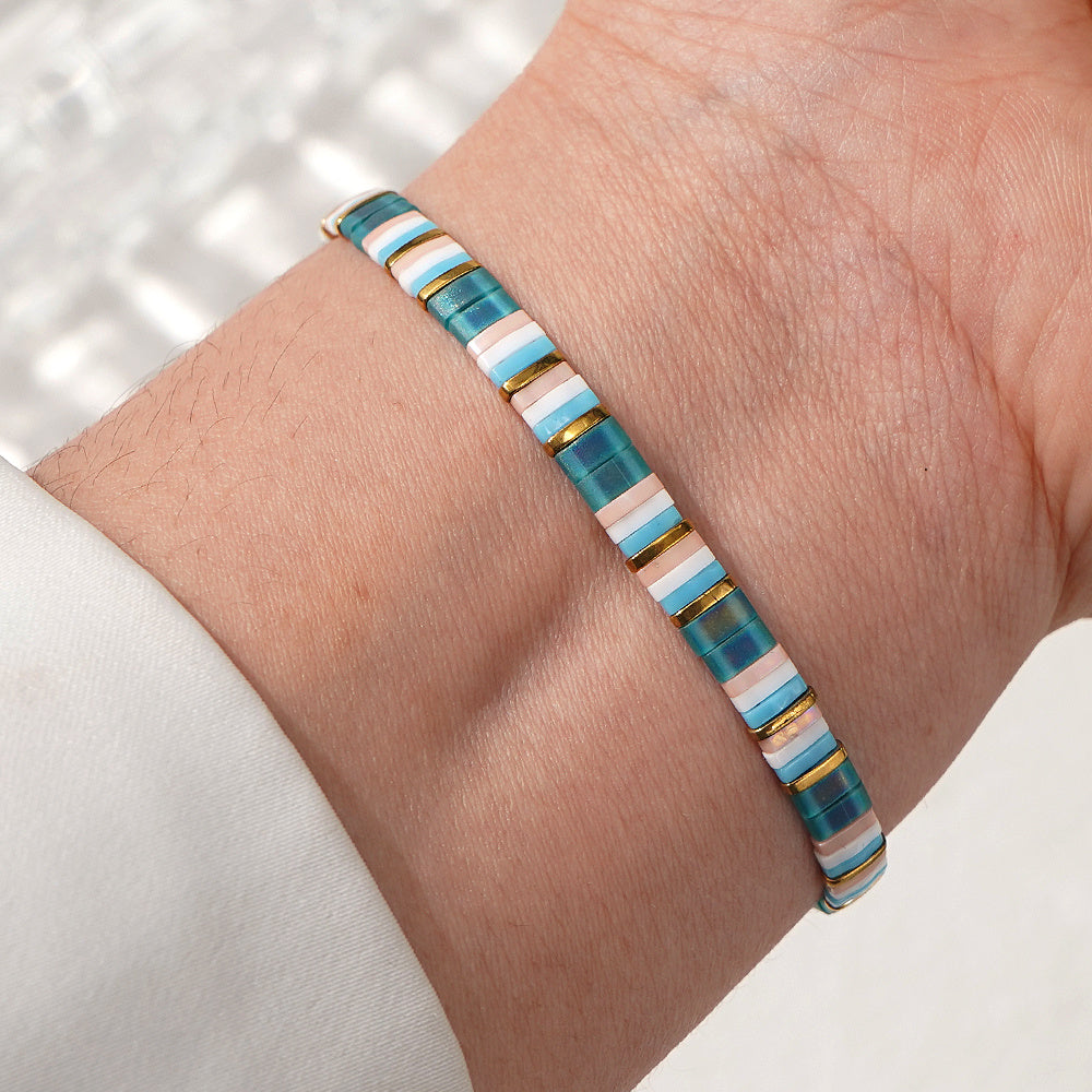 Bracciale in Piastrelle Turchesi Bohemien