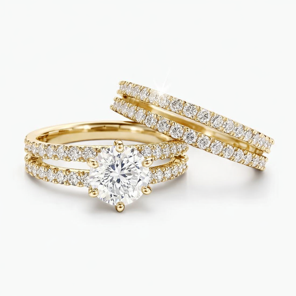 Set di Anelli Eternal Radiance | Oro