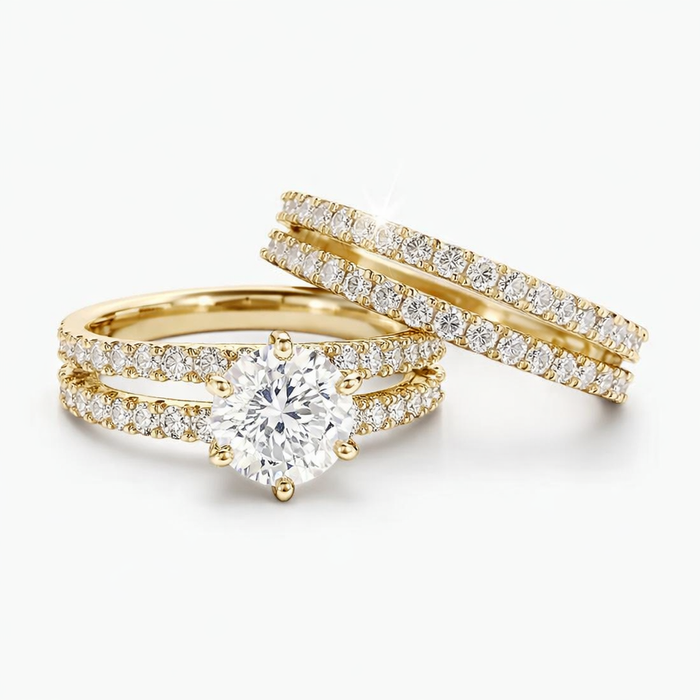 Set di Anelli Eternal Radiance | Oro