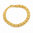 Bracciale Lirio con Onda Ornamentale | Oro