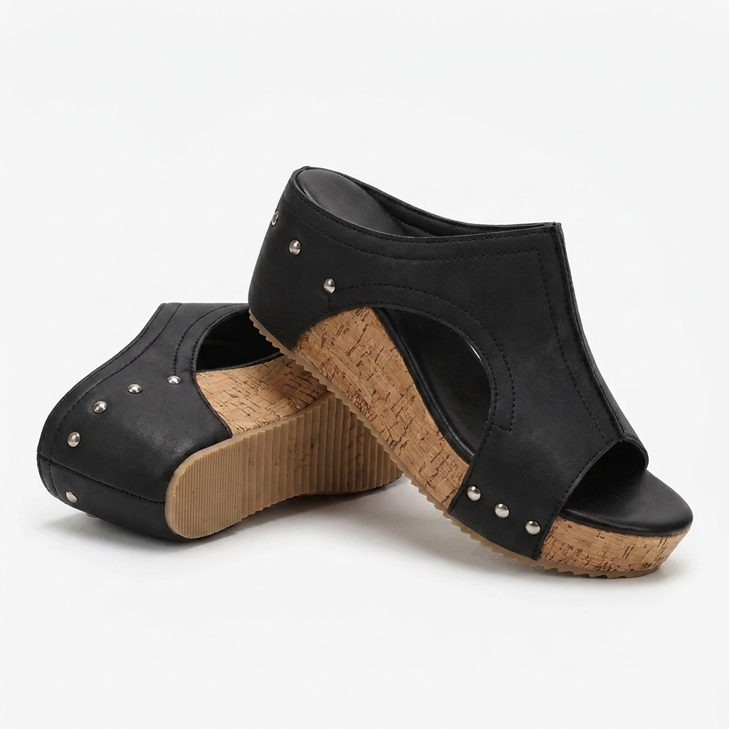 Lumi Stud Sandali con Zeppa