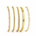 Set di Bracciali Classici Isabella in Oro