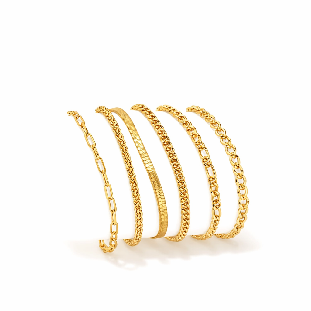 Set di Bracciali Ellis Renner | Oro