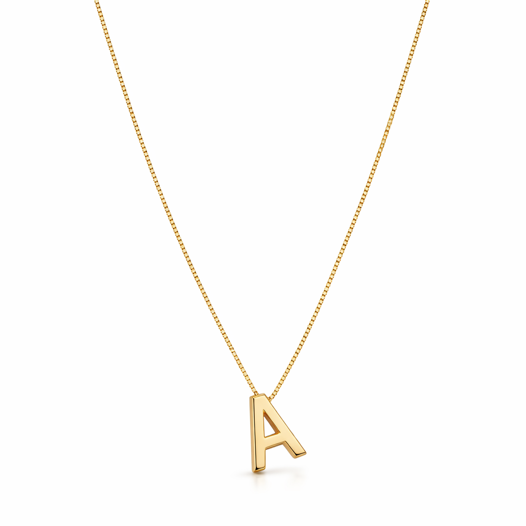 Collana con Iniziale Lettera d'Amore | Oro