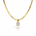Collana d'Oro con Ciondolo di Cristalli