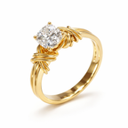 Anello Sfarzoso con Banda Annodata | Oro