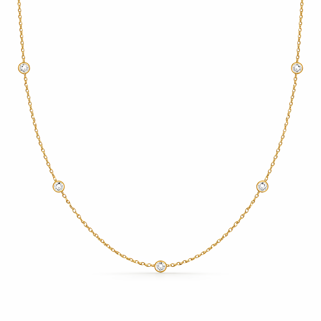 Collana Stelle Brillanti | Oro