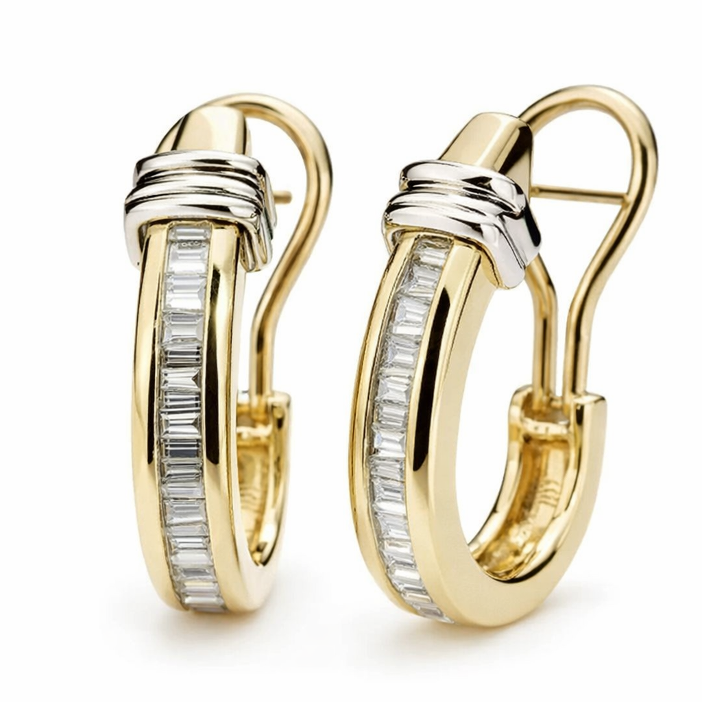 Orecchini Vintage in Oro e Diamanti