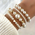 Set di Bracciali in Perle Squisite