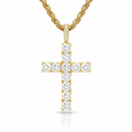 Collare Classico Croce di Diamanti | Oro