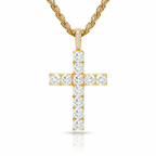 Collare Classico Croce di Diamanti | Oro
