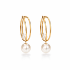 Orecchini Vintage in Oro e Perle