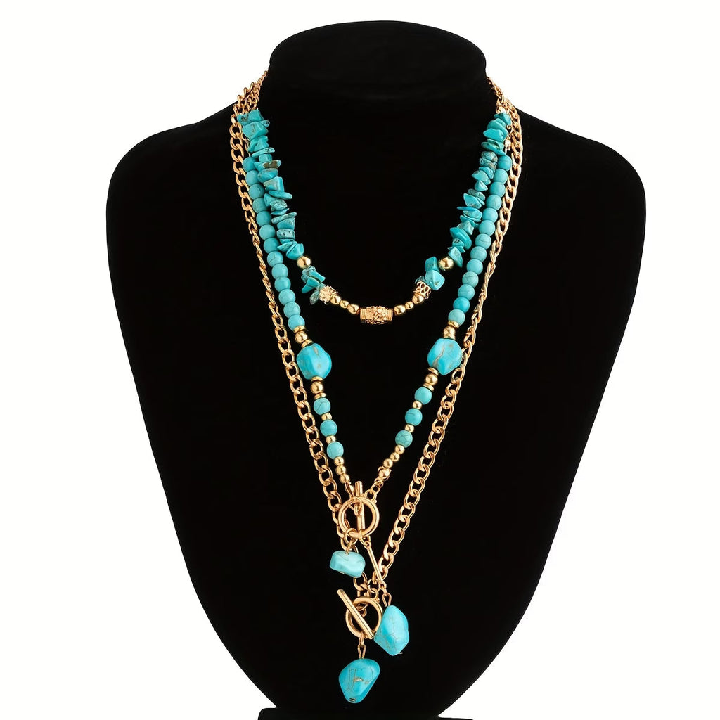 Collana di Perle Turchesi