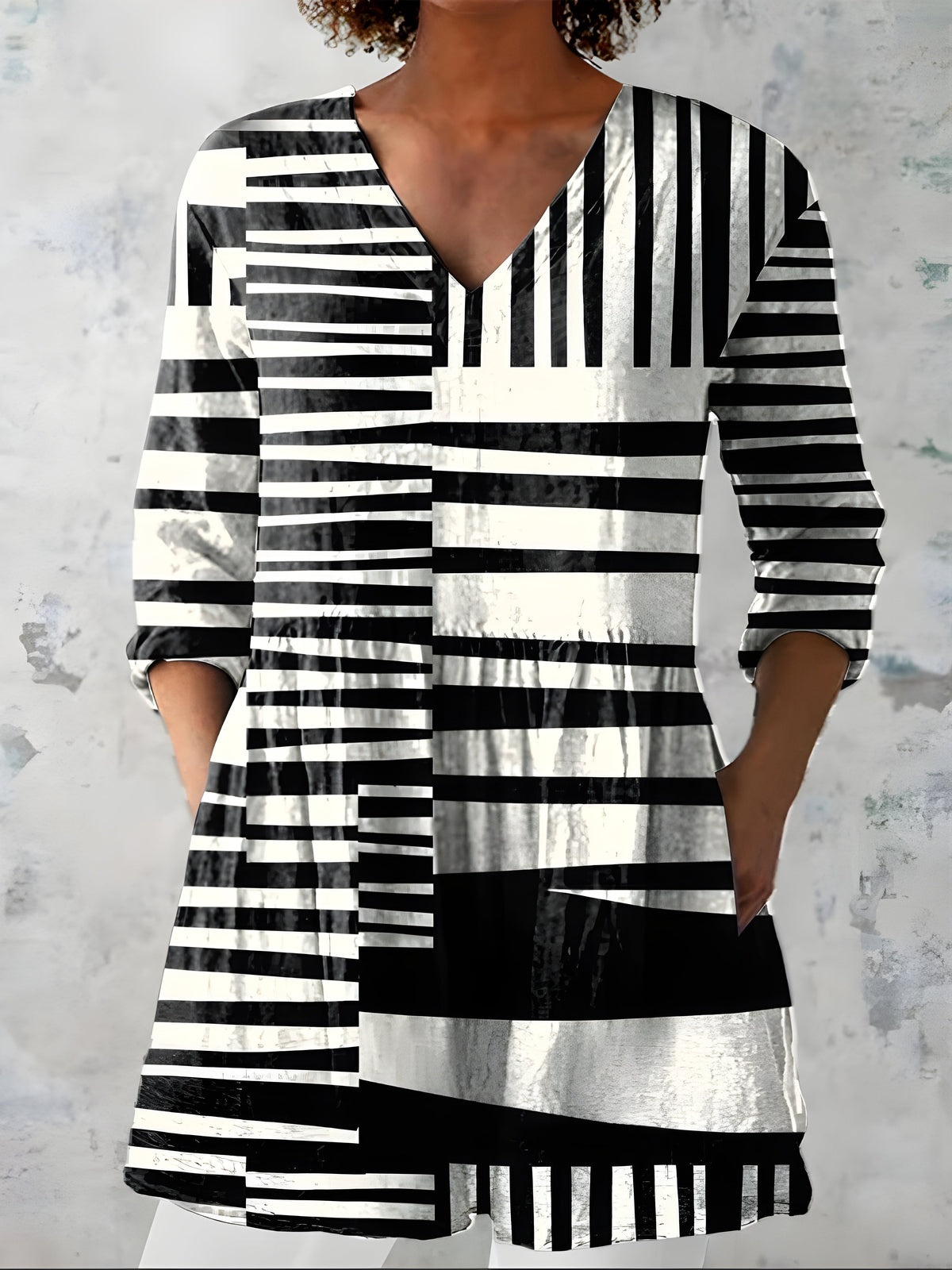 Sienna | Blusa Lunga con Scollatura a V