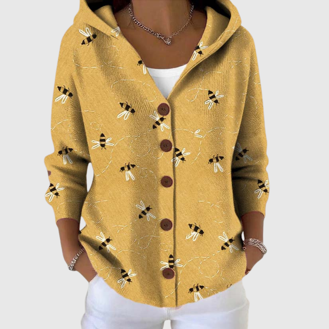 Isabella | Giacca a maglia con cappuccio