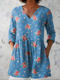 Lucia | Blusa Lunga con Scollatura a V