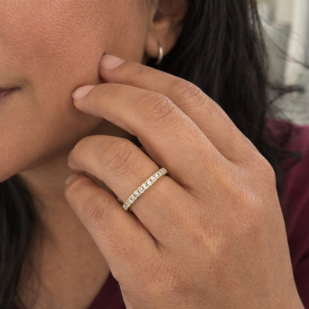 Anello Abbraccio di Diamanti