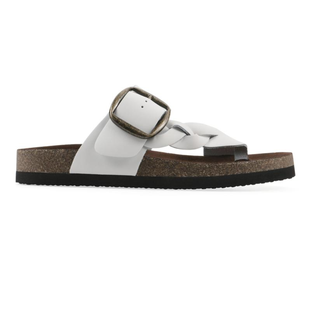 Sandali in sughero e pelle intrecciata Harleta