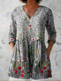 Audrey | Blusa Lunga con Scollatura a V