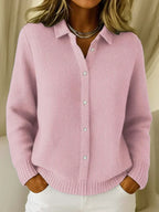 Camille™ | Cardigan in maglia testurizzata con bottoni