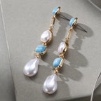 Orecchini in Perla Turchese
