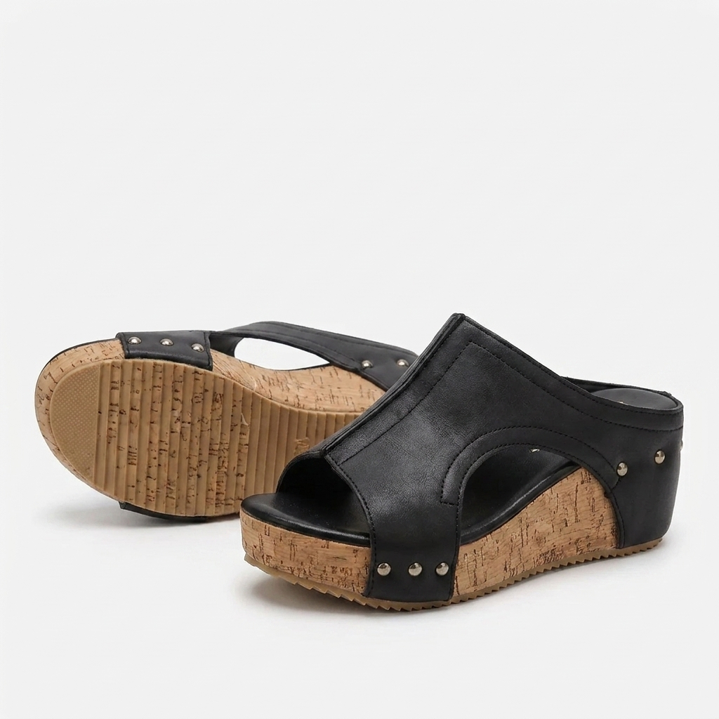 Lumi Stud Sandali con Zeppa