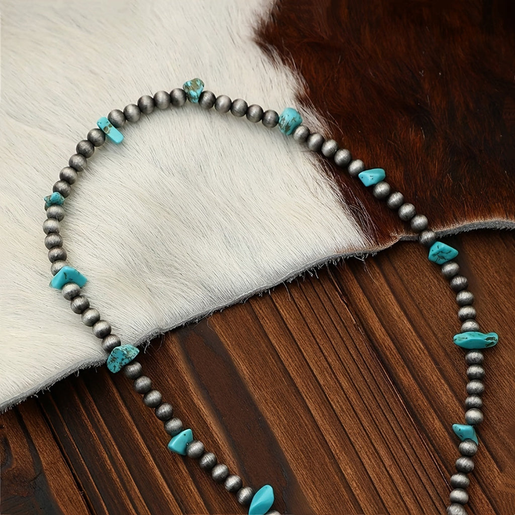 Collana di Perline Turchesi Classica