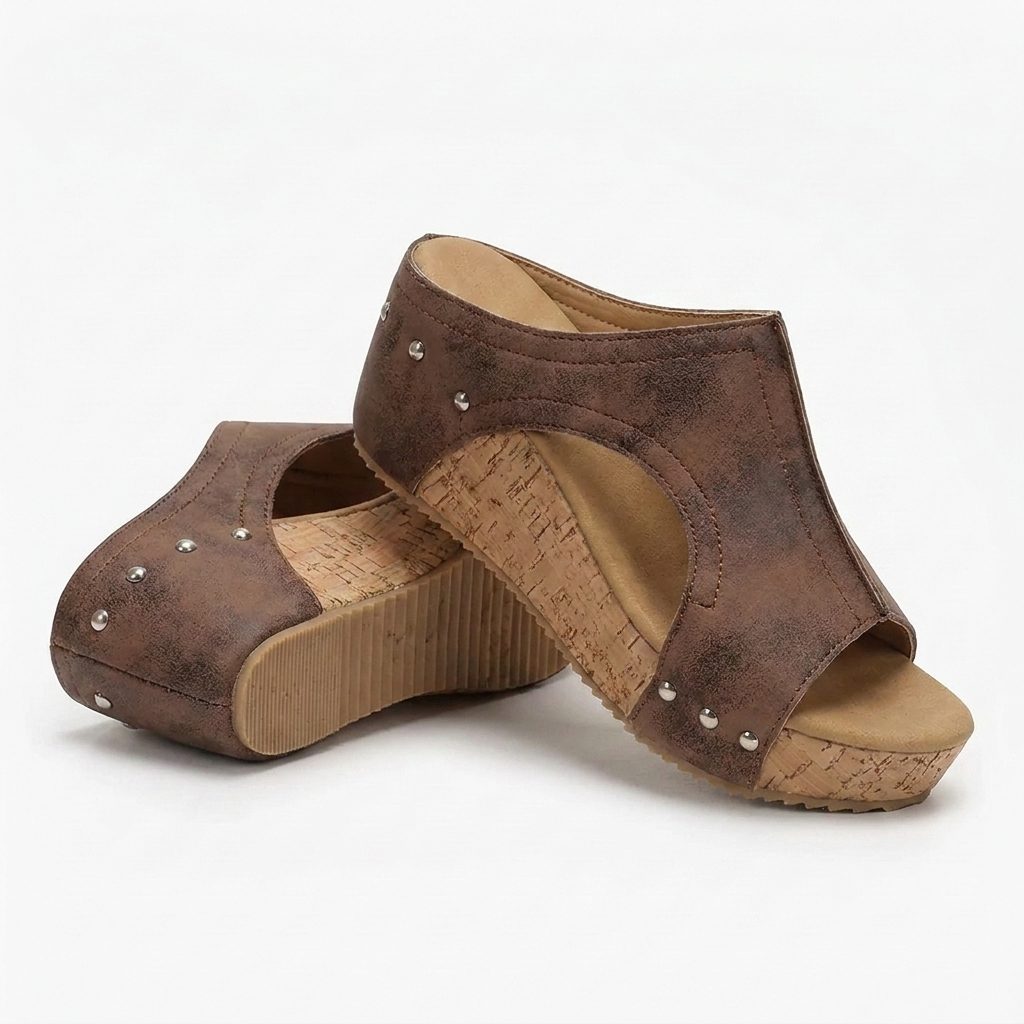 Lumi Stud Sandali con Zeppa