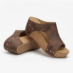Lumi Stud Sandali con Zeppa
