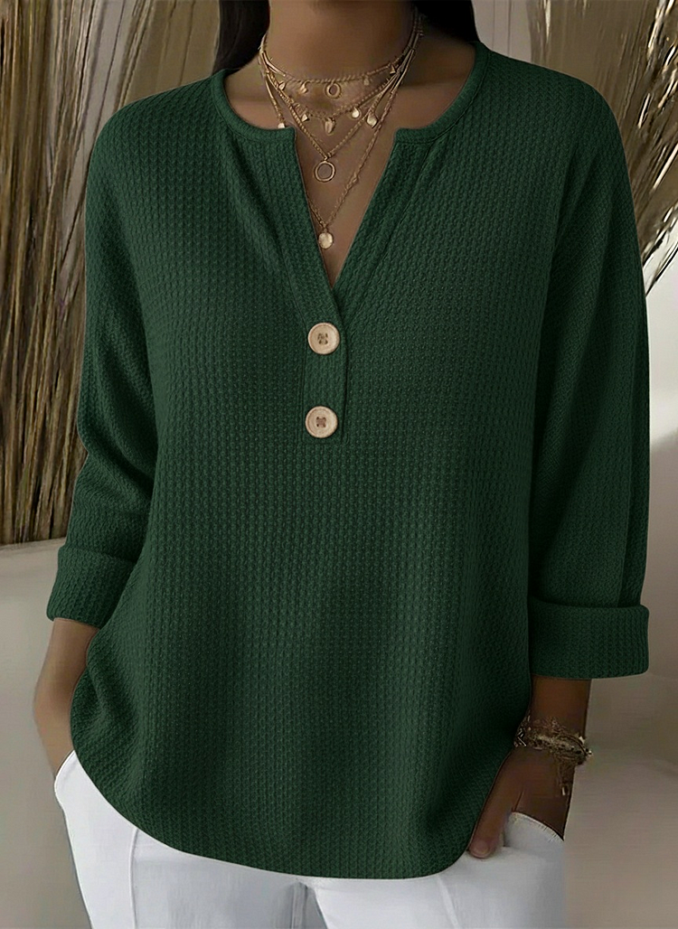 Lucinda™ | Camicia Henley con bottoni