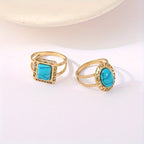 Anello Greco Vintage Turchese