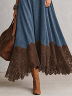 Alessandra | Vestito Lungo in Pizzo