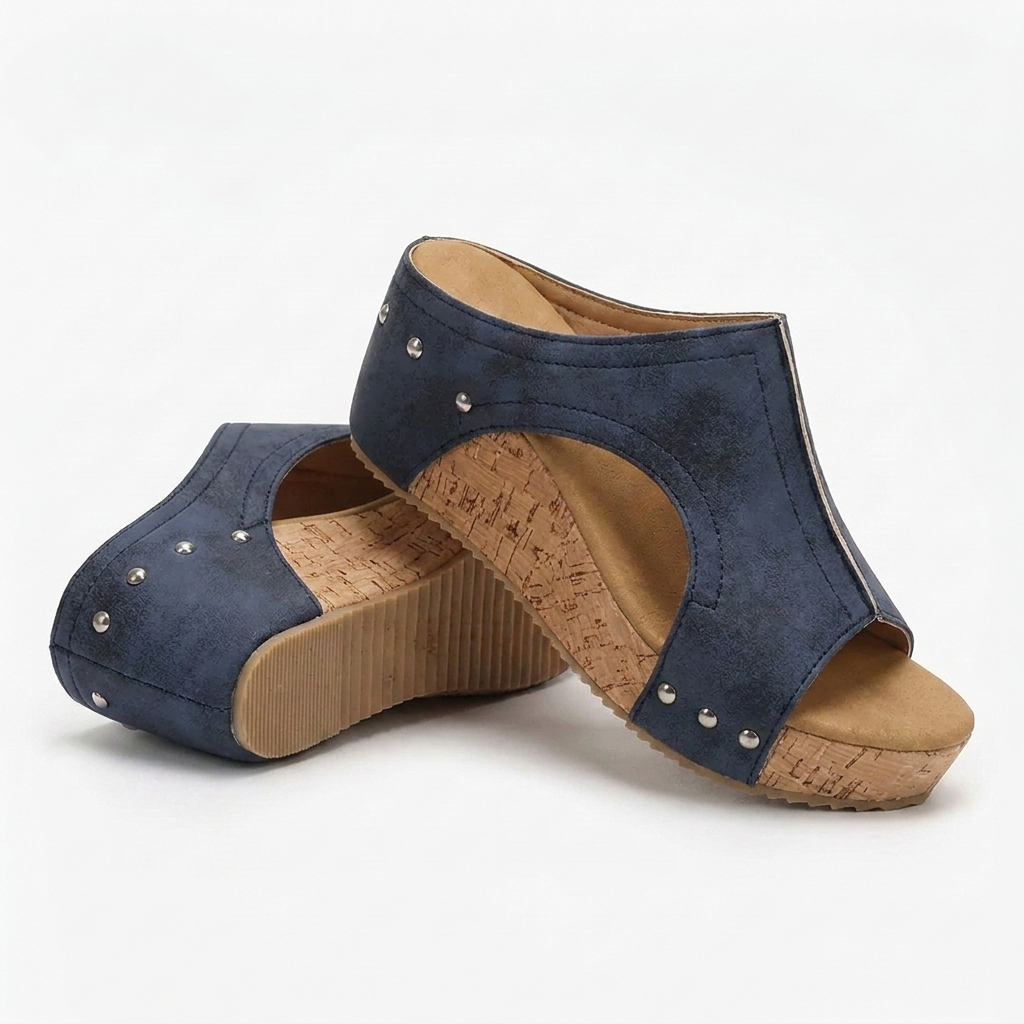 Lumi Stud Sandali con Zeppa