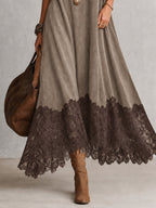 Alessandra | Vestito Lungo in Pizzo