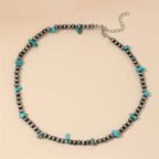 Collana di Perline Turchesi Classica