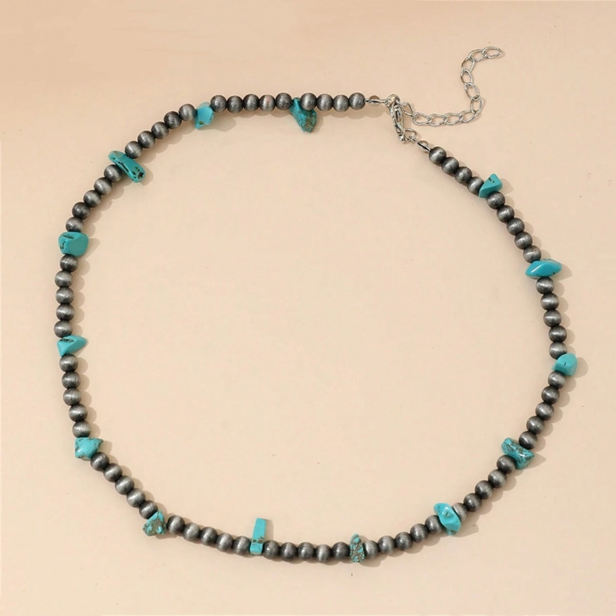 Collana di Perline Turchesi Classica