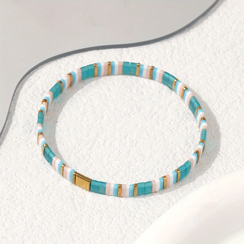 Bracciale in Piastrelle Turchesi Bohemien