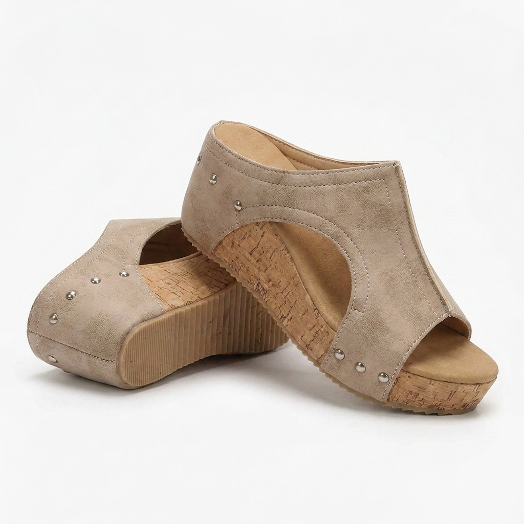 Lumi Stud Sandali con Zeppa