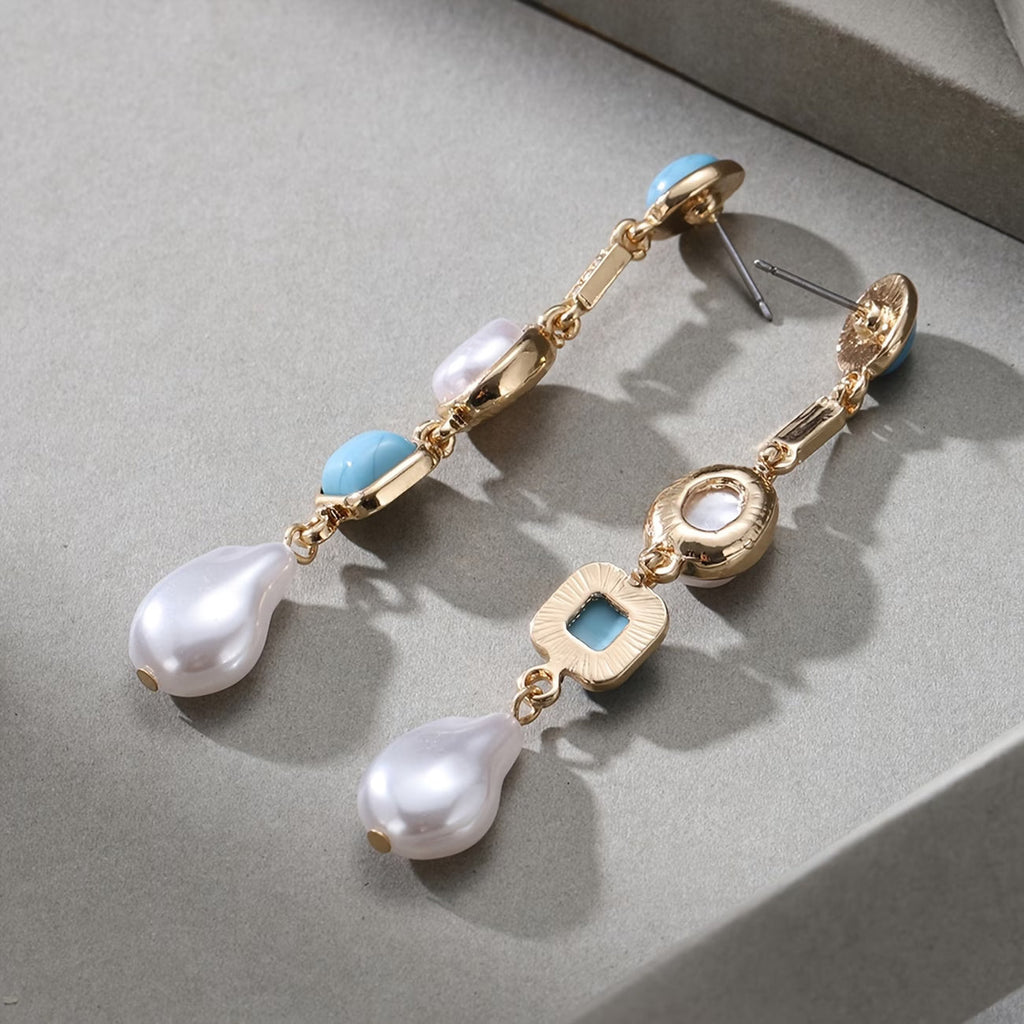 Orecchini in Perla Turchese