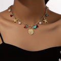 Bracciale in Perle Costiere e Conchiglie Turchesi