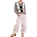 Souvenir Priveè - Pantaloni Barrel Gayá Beige