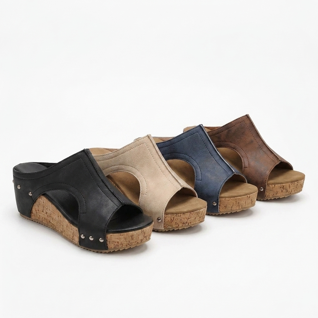 Lumi Stud Sandali con Zeppa