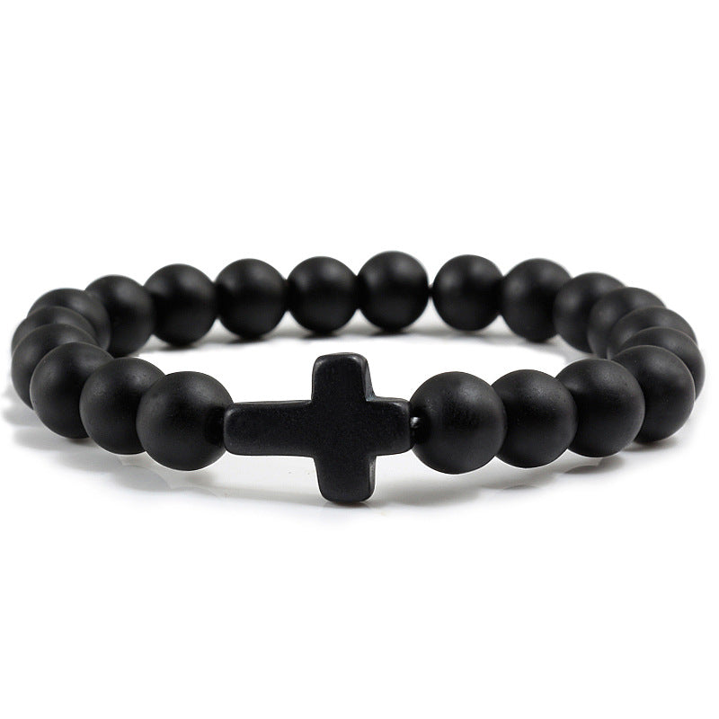 Bracciale con Pietre Preziose a Croce