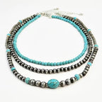 Collana Layered Turchese Collana Moderna