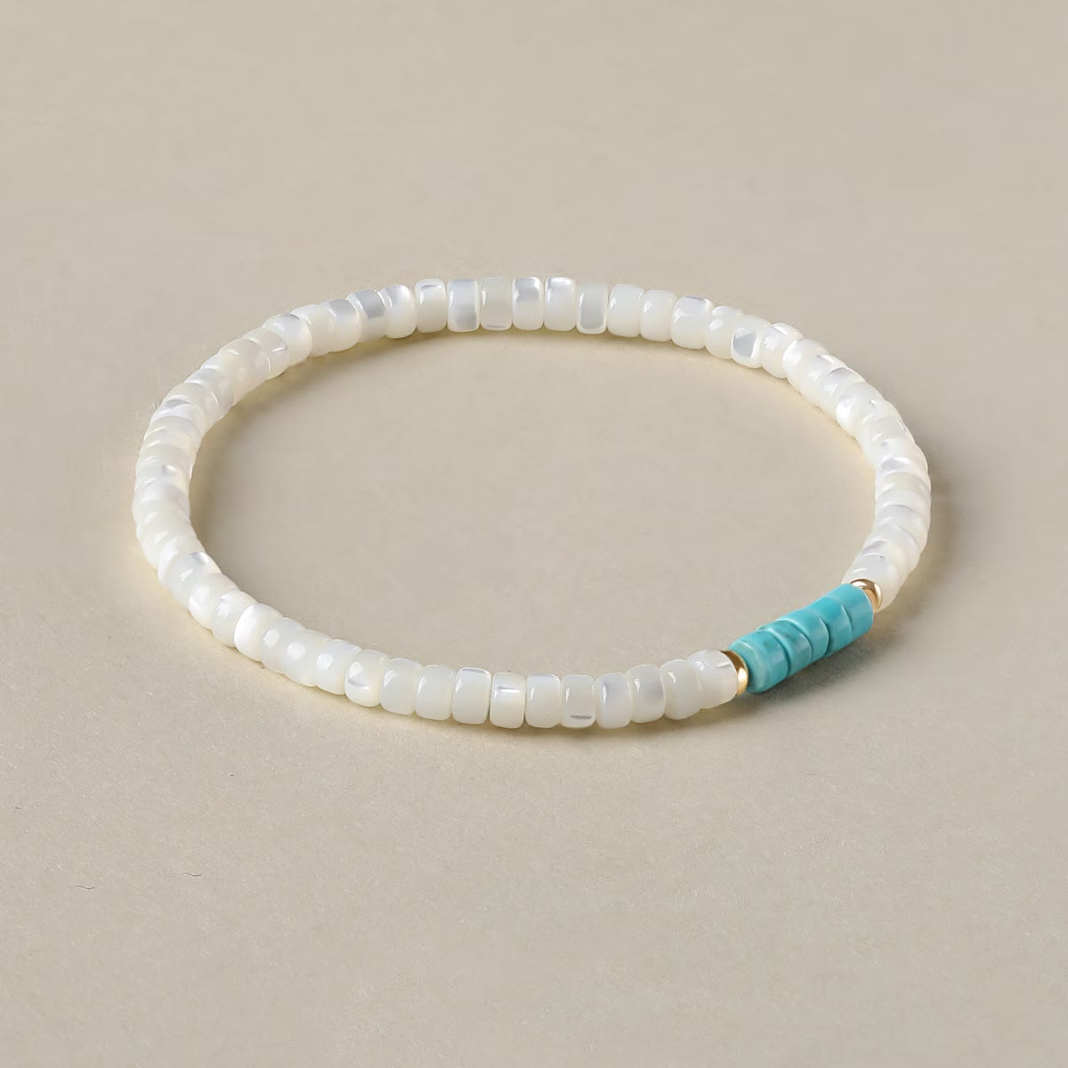 Bracciale Elegante in Perle Turchesi