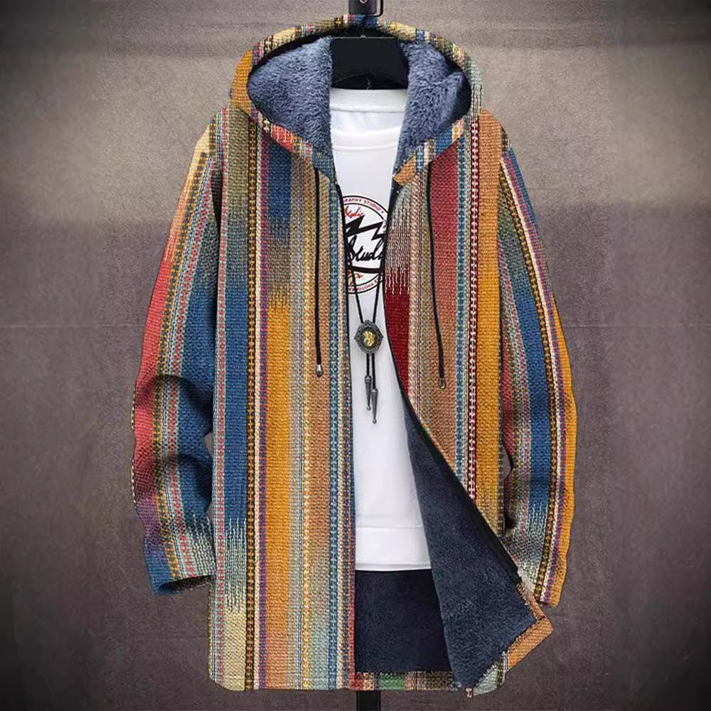 Ginevra | Cardigan con Cappuccio a Fantasia