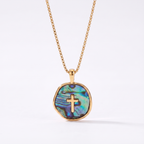 Collana con Croce Aurora